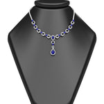 Load image into Gallery viewer, Circle Diamond Drop Necklace