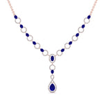 Load image into Gallery viewer, Circle Diamond Drop Necklace