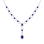 Load image into Gallery viewer, Circle Diamond Drop Necklace