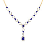 Load image into Gallery viewer, Circle Diamond Drop Necklace
