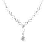 Load image into Gallery viewer, Circle Diamond Drop Necklace