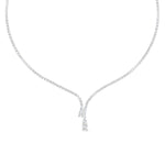 Load image into Gallery viewer, Tennis Eternity Y Diamond Necklace