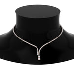 Load image into Gallery viewer, Tennis Eternity Y Diamond Necklace