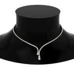 Load image into Gallery viewer, Tennis Eternity Y Diamond Necklace