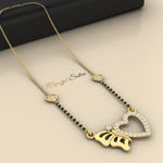 Load image into Gallery viewer, Heart Butterfly Modern Mangalsutra