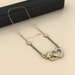 Load image into Gallery viewer, Heart and Crown Diamond Mangalsutra