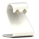 Load image into Gallery viewer, J Hoop Diamond Bali Earrings