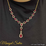 Load image into Gallery viewer, Circle Diamond Drop Necklace