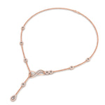 Load image into Gallery viewer, Delicate Diamond Chain Y Necklace