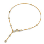 Load image into Gallery viewer, Delicate Diamond Chain Y Necklace