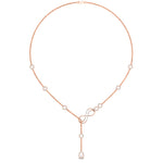Load image into Gallery viewer, Delicate Diamond Chain Y Necklace