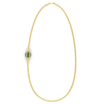 Load image into Gallery viewer, Ball Design Emerald Thali Chain Mugappu With Diamond
