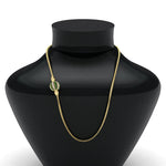 Load image into Gallery viewer, Ball Design Emerald Thali Chain Mugappu With Diamond