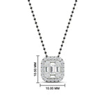 Load image into Gallery viewer, Round & Baguette Cut Diamond Fancy Mangalsutra