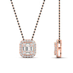 Load image into Gallery viewer, Round & Baguette Cut Diamond Fancy Mangalsutra