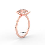 Load image into Gallery viewer, Delicate Flower Diamond Ring