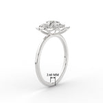 Load image into Gallery viewer, Delicate Flower Diamond Ring