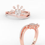 Load image into Gallery viewer, Beautiful Illusion Set Diamond Ring