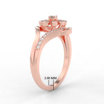 Load image into Gallery viewer, Delicate Flower Design Diamond Ring