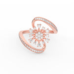 Load image into Gallery viewer, Swirl Diamond Cocktail Ring