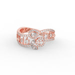 Load image into Gallery viewer, 2 Row Real Diamond Daily Wear Ring