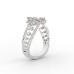 Load image into Gallery viewer, 2 Row Real Diamond Daily Wear Ring