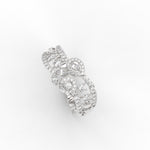 Load image into Gallery viewer, 2 Row Real Diamond Daily Wear Ring