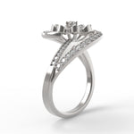 Load image into Gallery viewer, Swirl Delicate Diamond Ring