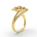 Load image into Gallery viewer, Swirl Delicate Diamond Ring