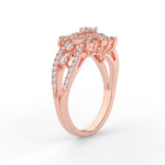 Load image into Gallery viewer, Cluster Cocktail Diamond Ring