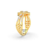 Load image into Gallery viewer, Emerald Cut Cluster Diamond Ring