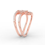 Load image into Gallery viewer, Spiral Real Diamond Delicate Ring