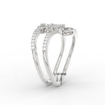 Load image into Gallery viewer, Spiral Real Diamond Delicate Ring