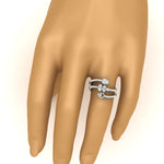 Load image into Gallery viewer, Spiral Real Diamond Delicate Ring