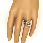 Load image into Gallery viewer, Spiral Real Diamond Delicate Ring