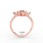 Load image into Gallery viewer, Cluster Indian Style Diamond Ring