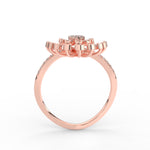 Load image into Gallery viewer, Cluster Indian Style Diamond Ring