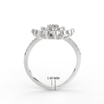 Load image into Gallery viewer, Cluster Indian Style Diamond Ring
