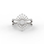 Load image into Gallery viewer, Real Diamond Split Shank Engagement Ring