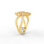 Load image into Gallery viewer, Real Diamond Split Shank Engagement Ring