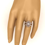 Load image into Gallery viewer, Real Diamond Split Shank Engagement Ring