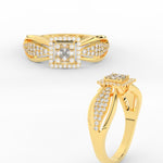 Load image into Gallery viewer, Invisible Set Princess Cut Diamond Ring