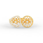 Load image into Gallery viewer, Wide Real Diamond Cocktail Ring