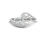 Load image into Gallery viewer, Intertwined Real Diamond Engagement Ring