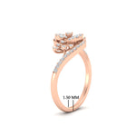 Load image into Gallery viewer, Intertwined Real Diamond Engagement Ring