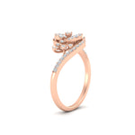 Load image into Gallery viewer, Intertwined Real Diamond Engagement Ring