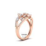 Load image into Gallery viewer, Illusion Set Pear Diamond Cocktail Diamond Ring