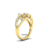 Load image into Gallery viewer, Illusion Set Pear Diamond Cocktail Diamond Ring