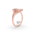 Load image into Gallery viewer, Invisible Set Solitaire Diamond Engagement Ring