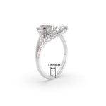 Load image into Gallery viewer, Invisible Set Solitaire Diamond Engagement Ring